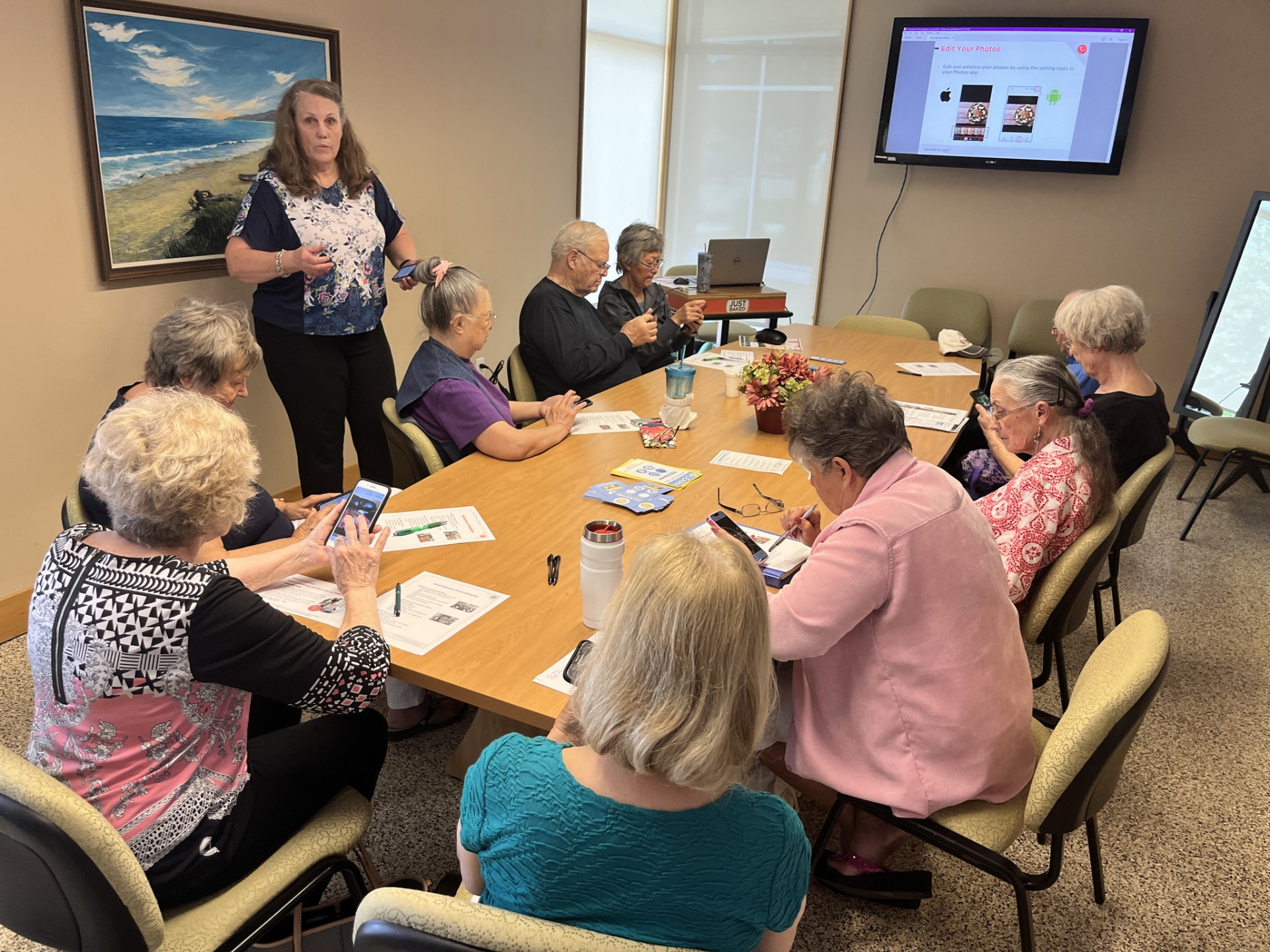 Tech Ed - Terri Leading Class