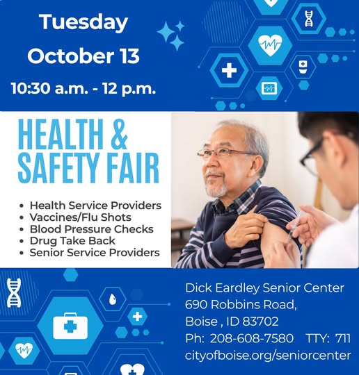 Dick Eardley Senior Center Health and Resource Fair